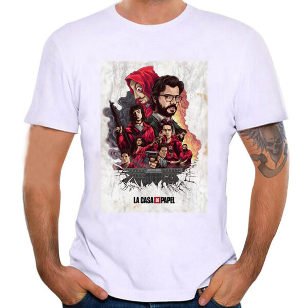 maglietta personalizzata la casa di carta
