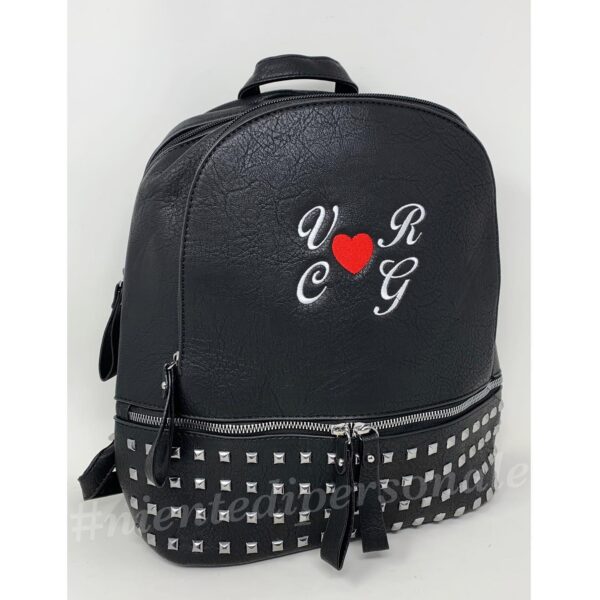 Zaino personalizzato baby con borchie